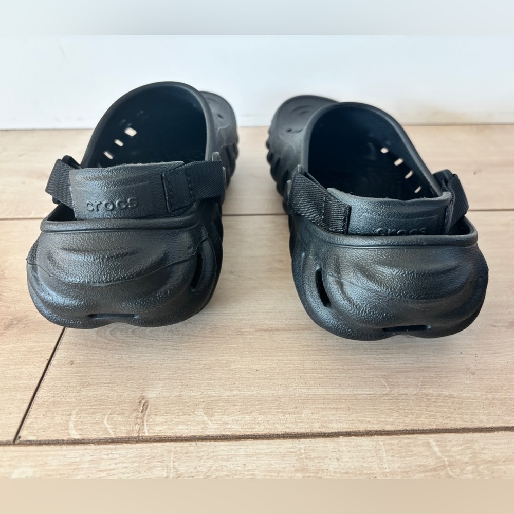 CROCS Echo Kids Shoes in Black - Picture 2 of 8
